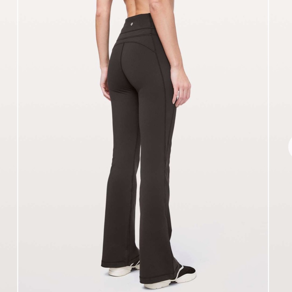 LULULEMON black Groove Pant Flare - Picture 2 of 8